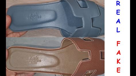 difference between fake and original hermes slippers|are hermes slippers real.